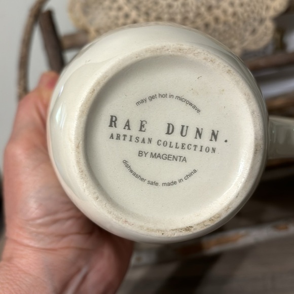 PRE OWNED RAE DUNN ON VIXEN SANTA'S REINDEER CERAMIC MUG - Picture 6 of 9